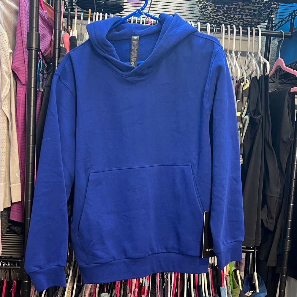52. Lululemon Men’s Steady State Blue Pullover Hoodie NWT relaxed fit